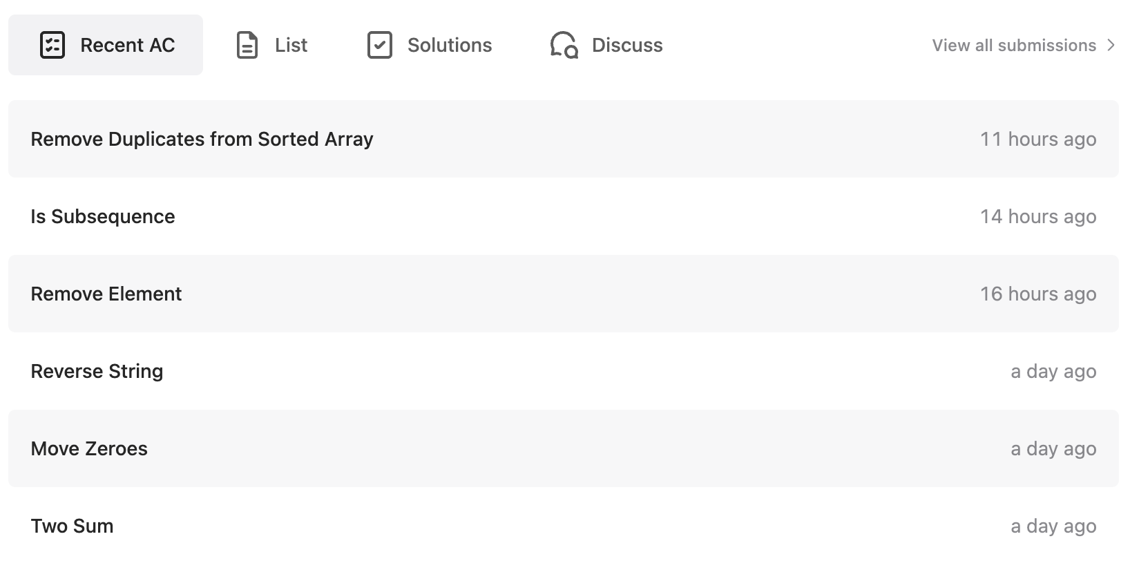 First day on LeetCode